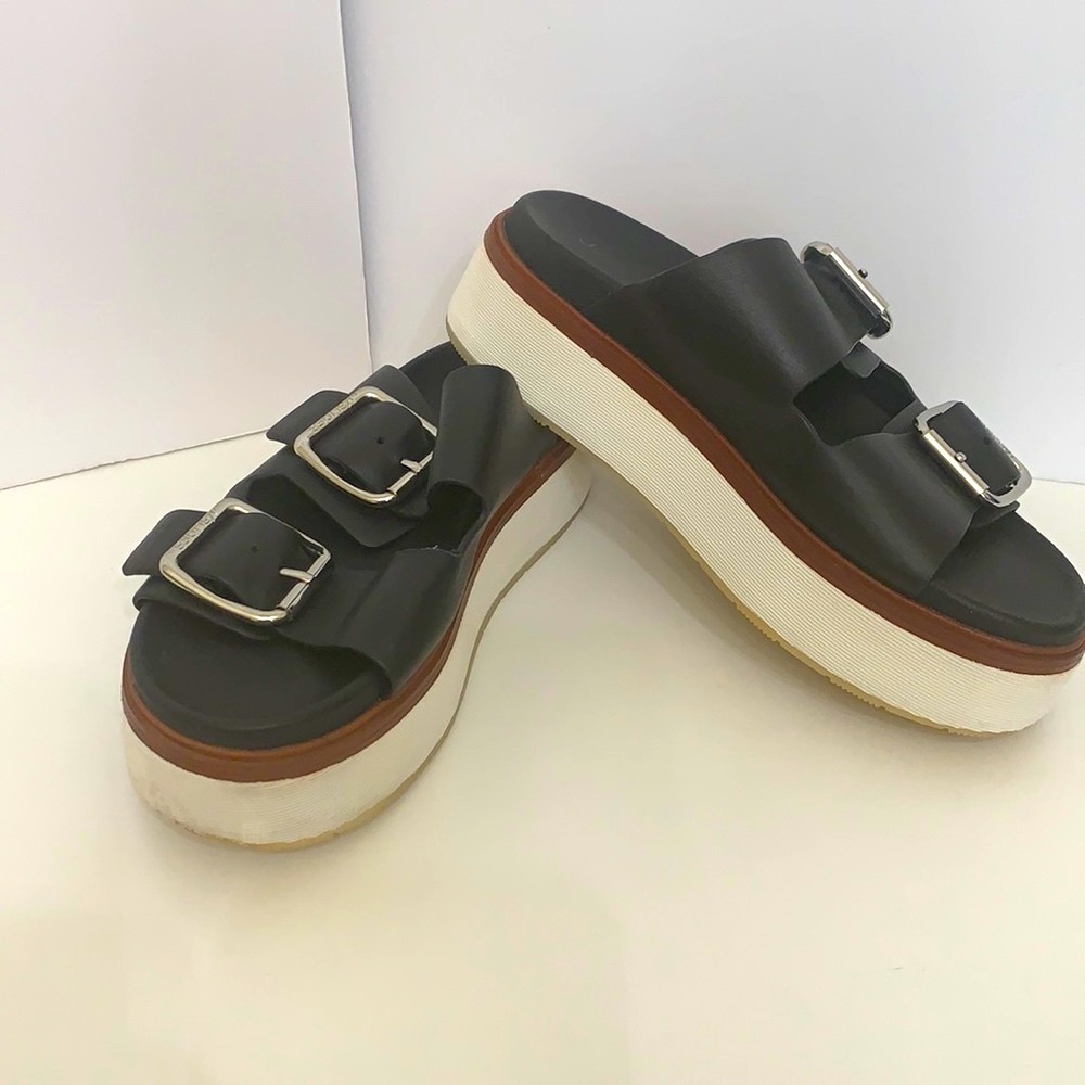 J Slides Bowie Platform Slide Sandals